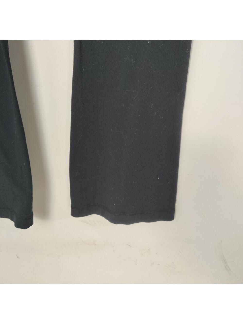 Lululemon Black Flare Yoga Pants Women’s Size 8 Tall Long Inseam - Picture 2 of 10